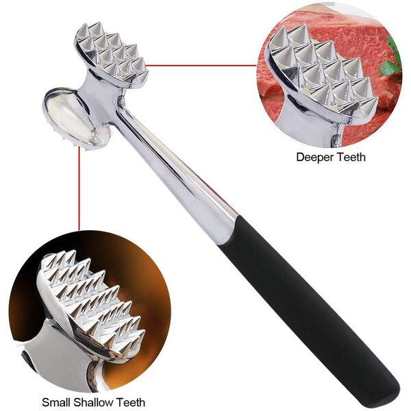 Σφυρί Κρέατος 20εκ Διπλής Όψης από Ανοξείδωτο Ατσάλι Σφυρί Κρέατος 20εκ Διπλής Όψης από Ανοξείδωτο Ατσάλι