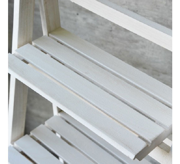 Σκάλα και Ραφιέρα Βιβλιοθήκη σε Χρώματα Λευκό και Καφέ 112x41x33cm ΟΕΜ Σκάλα και Ραφιέρα Βιβλιοθήκη σε Χρώματα Λευκό και Καφέ 112x41x33cm ΟΕΜ