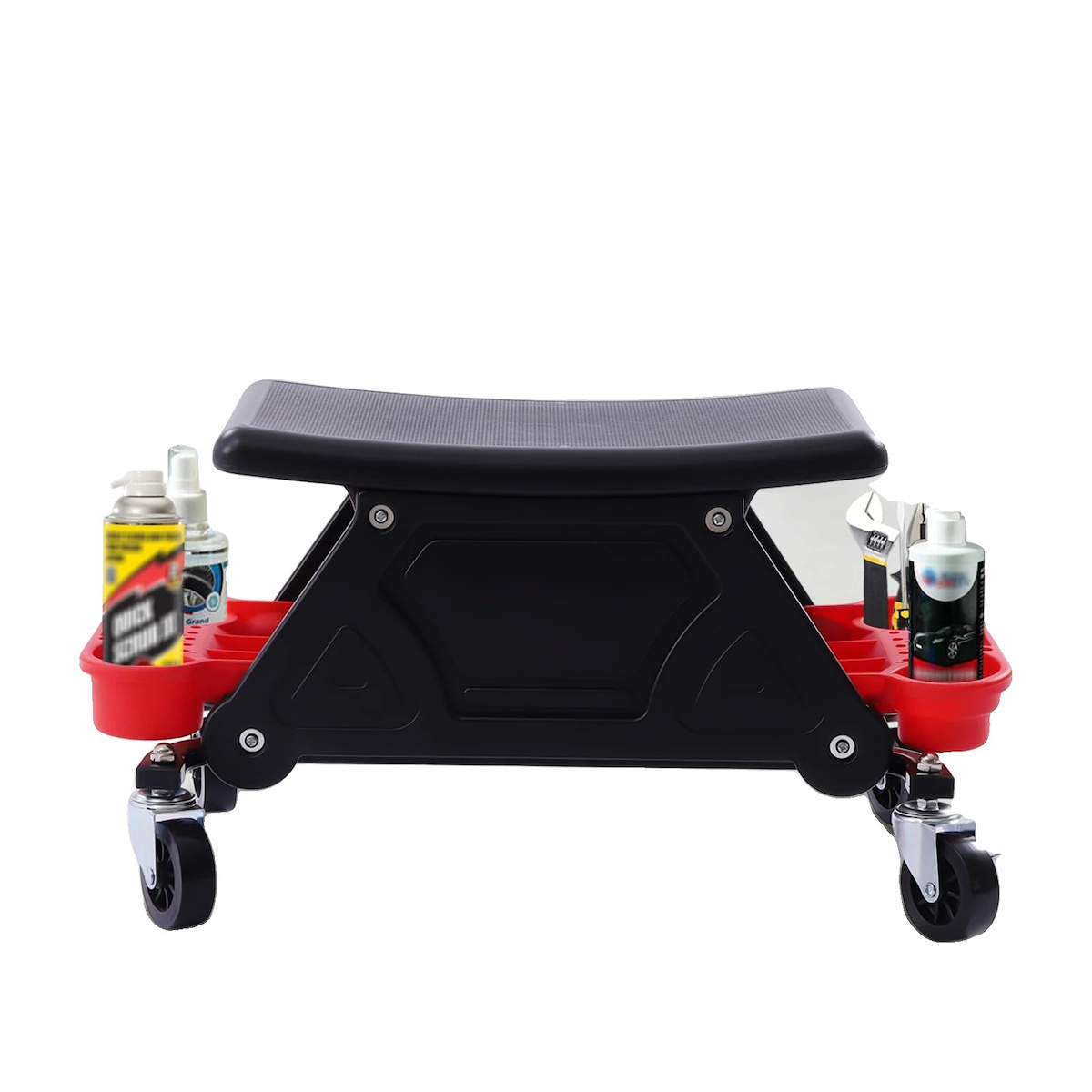 Σκαμπό Εργασίας για Μηχανικούς Αυτοκινήτων με Ροδάκια & 2 Δίσκους Αποθήκευσης Εργαλείων - Αντοχή έως 150kg Σκαμπό Εργασίας για Μηχανικούς Αυτοκινήτων με Ροδάκια & 2 Δίσκους Αποθήκευσης Εργαλείων - Αντοχή έως 150kg