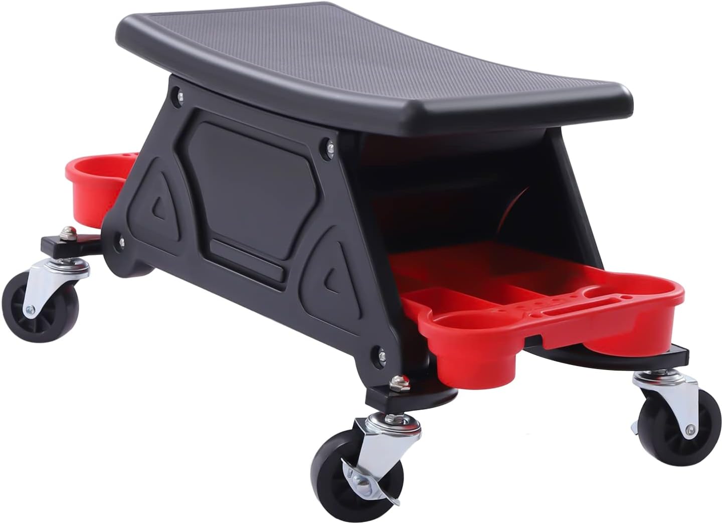 Σκαμπό Εργασίας για Μηχανικούς Αυτοκινήτων με Ροδάκια & 2 Δίσκους Αποθήκευσης Εργαλείων - Αντοχή έως 150kg Σκαμπό Εργασίας για Μηχανικούς Αυτοκινήτων με Ροδάκια & 2 Δίσκους Αποθήκευσης Εργαλείων - Αντοχή έως 150kg