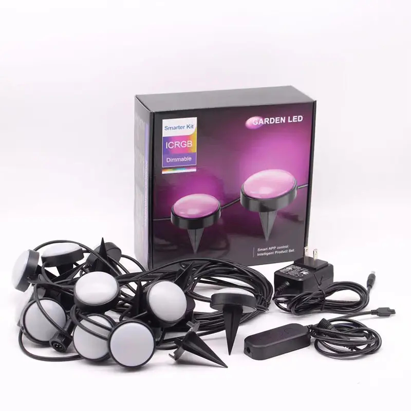 Smart Αδιάβροχα LED RGB Φωτάκια Εξωτερικού Χώρου IP67 - 15 Καρφωτά Προβολάκια 12W Smart Αδιάβροχα LED RGB Φωτάκια Εξωτερικού Χώρου IP67 - 15 Καρφωτά Προβολάκια 12W