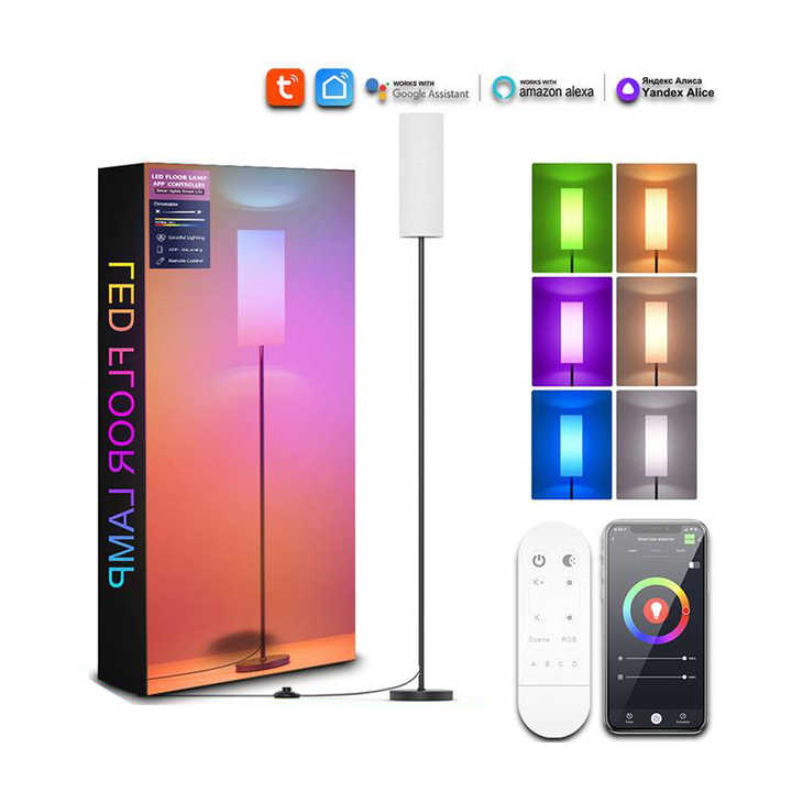 Smart Επιδαπέδιο Φωτιστικό RGB LED 165cm με Τηλεχειριστήριο & APP Smart Επιδαπέδιο Φωτιστικό RGB LED 165cm με Τηλεχειριστήριο & APP
