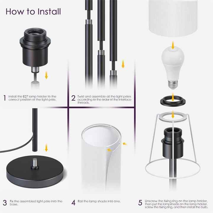 Smart Επιδαπέδιο Φωτιστικό RGB LED 165cm με Τηλεχειριστήριο & APP Smart Επιδαπέδιο Φωτιστικό RGB LED 165cm με Τηλεχειριστήριο & APP