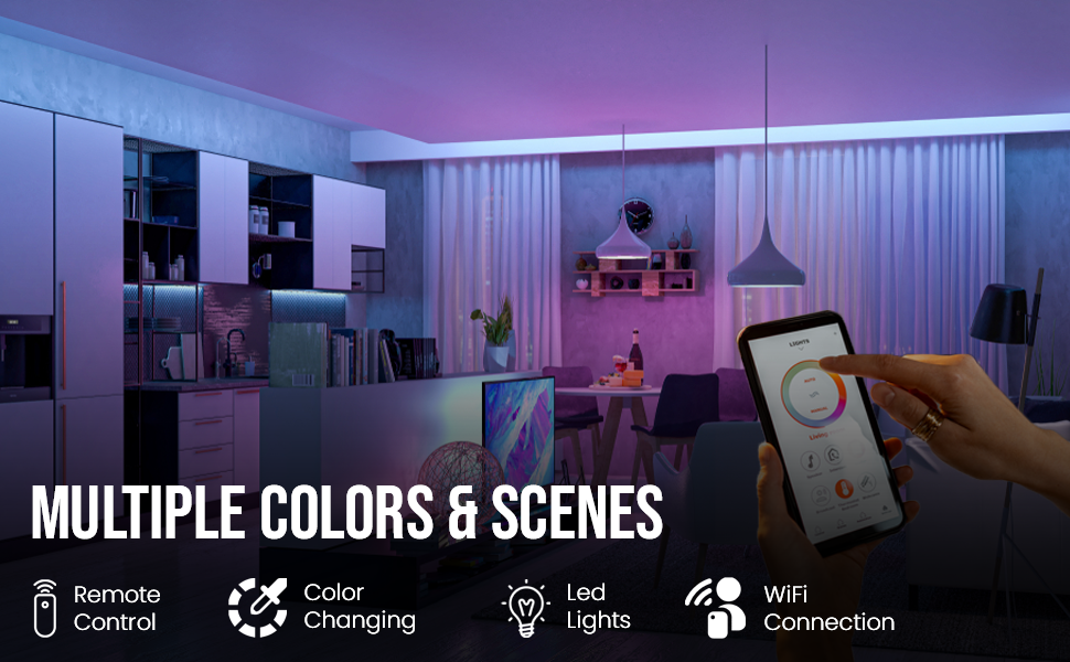Smart LED RGB Μπάρες Φωτισμού με Τηλεχειριστήριο, App & Φωνητικό Έλεγχο - Για Gaming & TV Smart LED RGB Μπάρες Φωτισμού με Τηλεχειριστήριο, App & Φωνητικό Έλεγχο - Για Gaming & TV