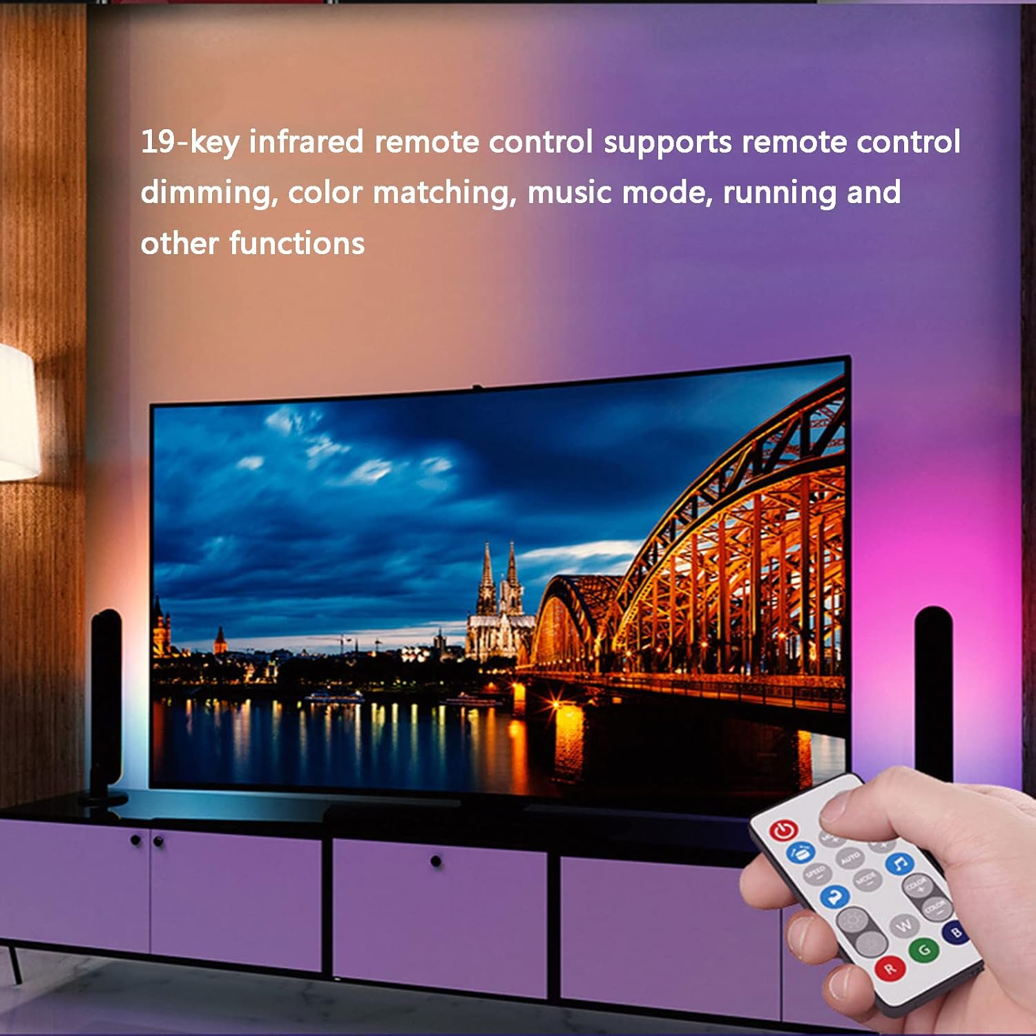 Smart LED RGB Μπάρες Φωτισμού με Τηλεχειριστήριο, App & Φωνητικό Έλεγχο - Για Gaming & TV Smart LED RGB Μπάρες Φωτισμού με Τηλεχειριστήριο, App & Φωνητικό Έλεγχο - Για Gaming & TV