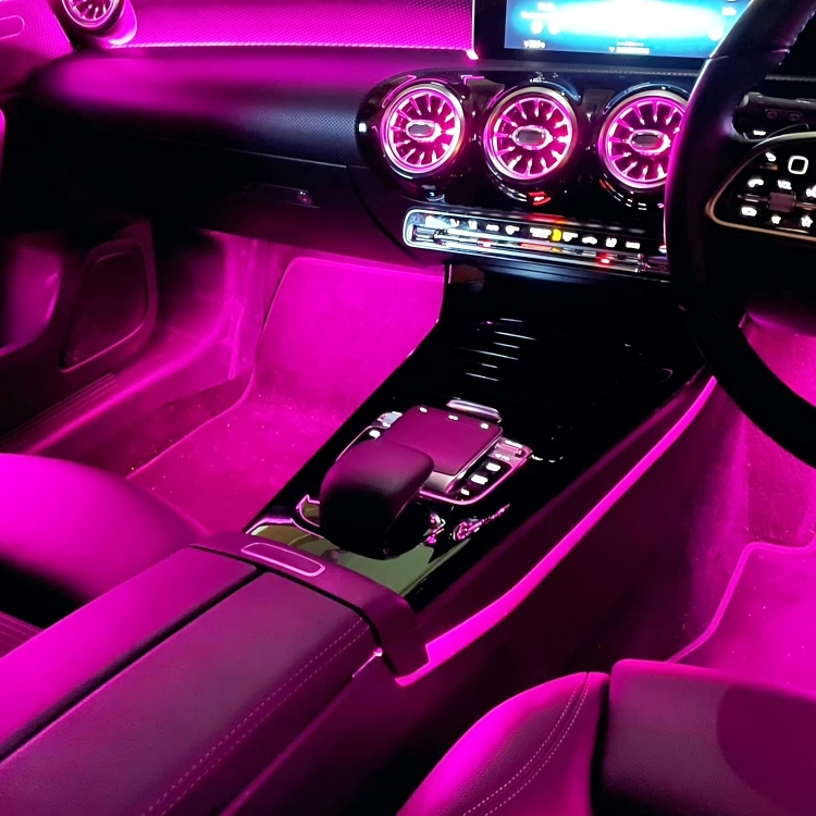 Smart RGB LED Σύστημα Φωτισμού Σαλονιού Αυτοκινήτου - Οπτική Ίνα 6 μέτρα Smart RGB LED Σύστημα Φωτισμού Σαλονιού Αυτοκινήτου - Οπτική Ίνα 6 μέτρα