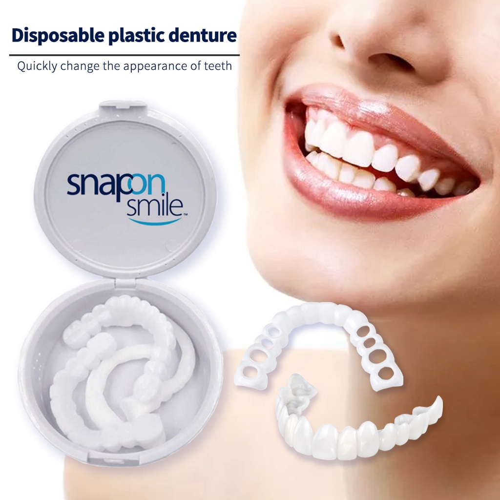 Snap On Smile - Μασελάκι Μεταμόρφωσης Χαμόγελου - Αφαιρούμενη Οδοντική Όψη Ρητίνης για Άνω ή Κάτω Γνάθο Snap On Smile - Μασελάκι Μεταμόρφωσης Χαμόγελου - Αφαιρούμενη Οδοντική Όψη Ρητίνης για Άνω ή Κάτω Γνάθο