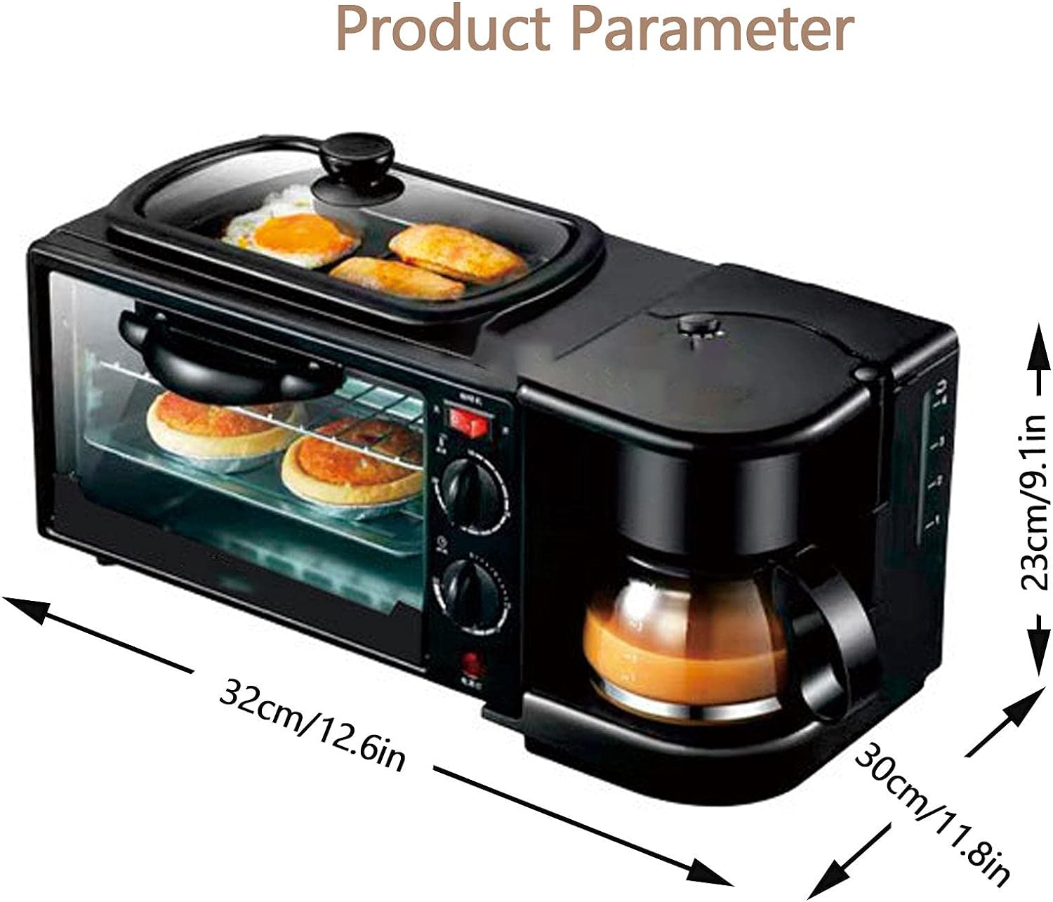 Sokany 3 σε 1 Πολυμηχάνημα Πρωινού Καφετιέρα Φριτέζα και Τοστιέρα Sokany 3 σε 1 Πολυμηχάνημα Πρωινού Καφετιέρα Φριτέζα και Τοστιέρα