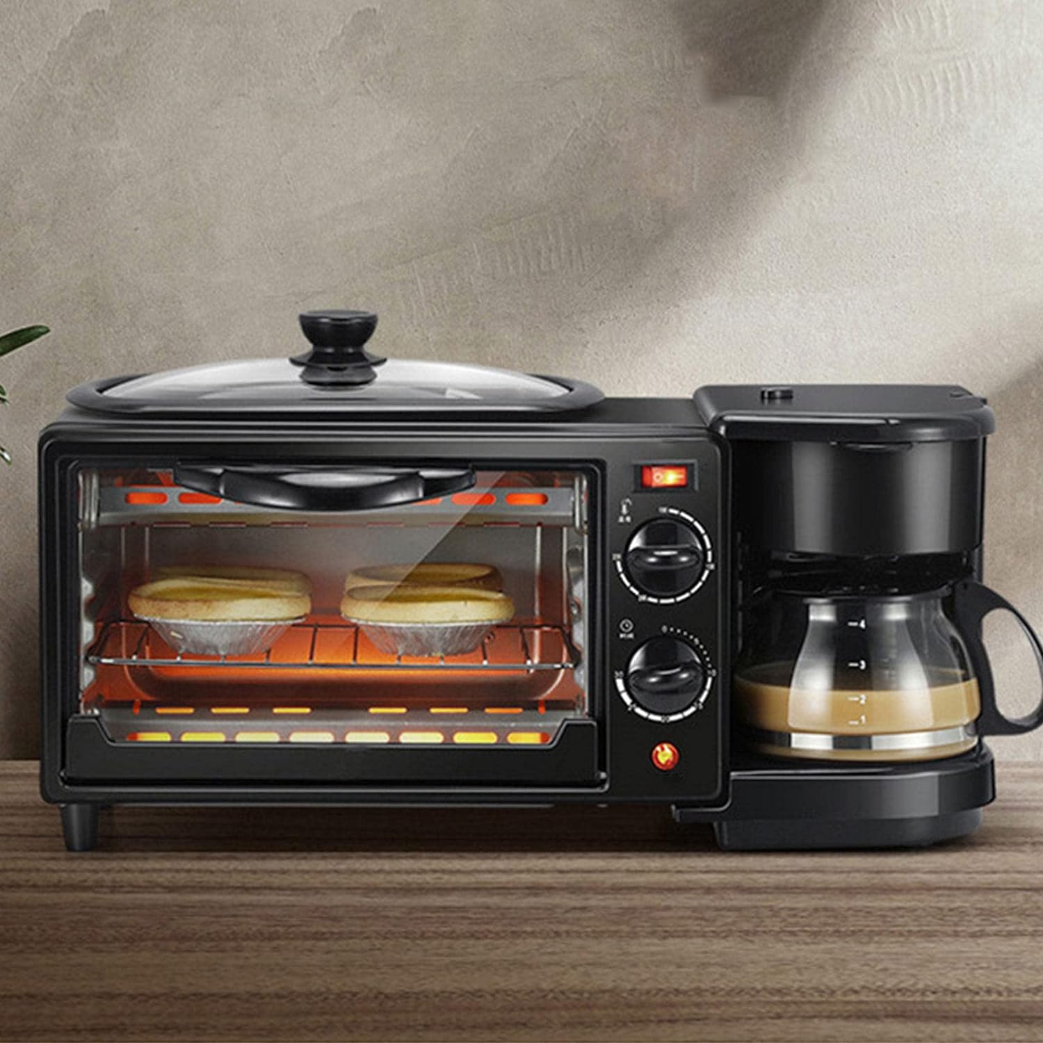 Sokany 3 σε 1 Πολυμηχάνημα Πρωινού Καφετιέρα Φριτέζα και Τοστιέρα Sokany 3 σε 1 Πολυμηχάνημα Πρωινού Καφετιέρα Φριτέζα και Τοστιέρα