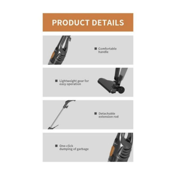 Sokany Ηλεκτρική Σκούπα Χειρός 1000W με Επεκτεινόμενο Κοντάρι για Όλες τις Επιφάνειες- Μαύρο Sokany Ηλεκτρική Σκούπα Χειρός 1000W με Επεκτεινόμενο Κοντάρι για Όλες τις Επιφάνειες- Μαύρο
