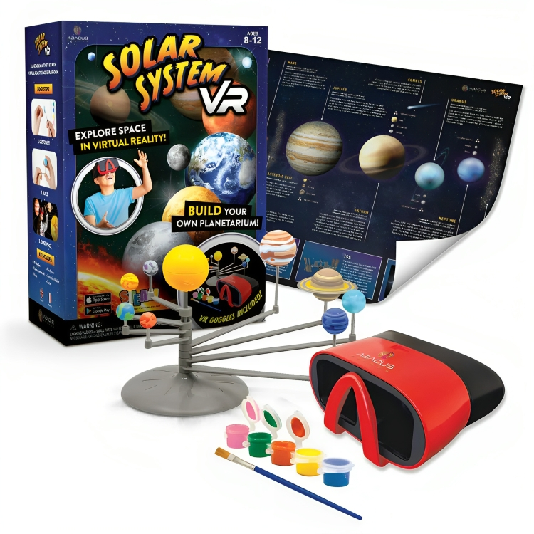 Solar System VR - Διαδραστικό Παιχνίδι Εικόνικής Πραγματικότητας στο Ηλιακό Σύστημα με Γυαλιά VR - Για Ηλικίες 8-12 - Abacus Brands Solar System VR - Διαδραστικό Παιχνίδι Εικόνικής Πραγματικότητας στο Ηλιακό Σύστημα με Γυαλιά VR - Για Ηλικίες 8-12 - Abacus Brands