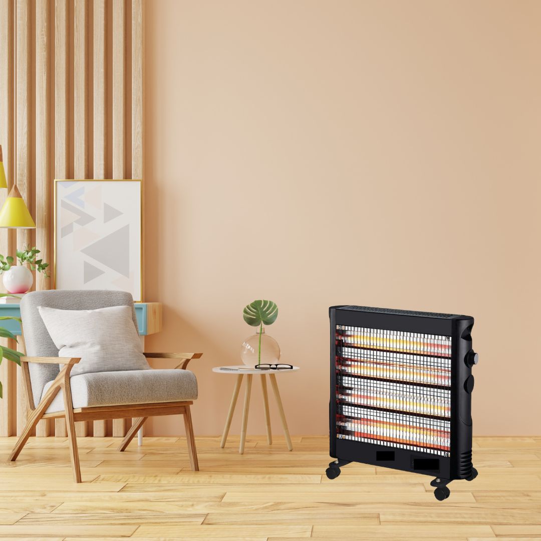 Σόμπα Χαλαζία 2400W με 4 Λαμπτήρες και Θερμοστάτη Luxgen Σόμπα Χαλαζία 2400W με 4 Λαμπτήρες και Θερμοστάτη Luxgen