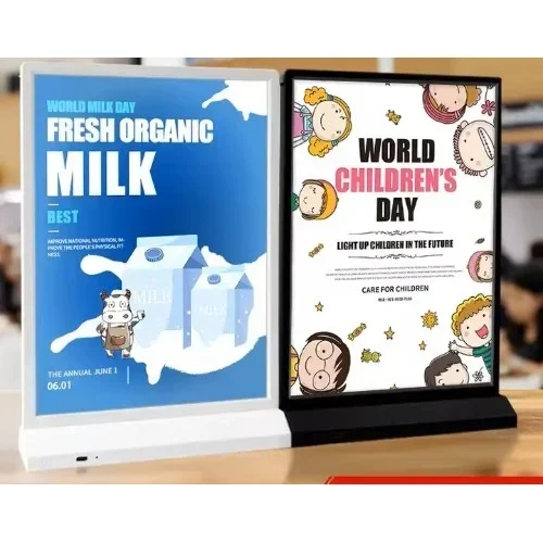 Σταντ Μενού Μορφοποίησης LCD 105 × 210 mm σε Μαύρο Χρώμα- KEJEA Σταντ Μενού Μορφοποίησης LCD 105 × 210 mm σε Μαύρο Χρώμα- KEJEA