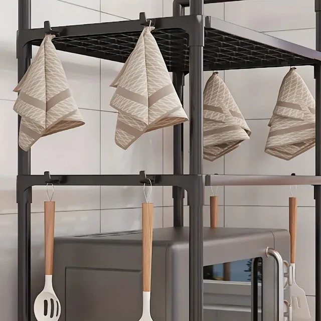 Σταθερή Ραφιέρα Οργάνωσης 3 Επιπέδων Κουζίνας-Μπάνιου Μαύρη 71x48x26cm Σταθερή Ραφιέρα Οργάνωσης 3 Επιπέδων Κουζίνας-Μπάνιου Μαύρη 71x48x26cm