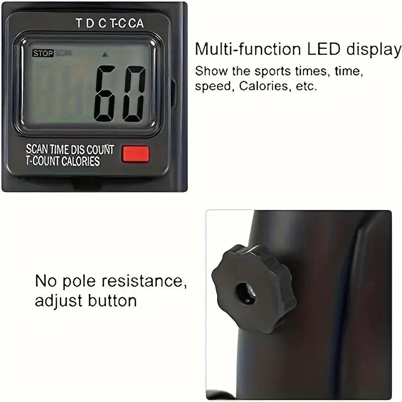 Στατικό Ποδήλατο Γυμναστικής Πεταλιέρα με Ρυθμιζόμενη Αντίσταση με Οθόνη Ενδείξεων LCD & Αντιολισθητικές Βάσεις 35x41x30 cm Στατικό Ποδήλατο Γυμναστικής Πεταλιέρα με Ρυθμιζόμενη Αντίσταση με Οθόνη Ενδείξεων LCD & Αντιολισθητικές Βάσεις 35x41x30 cm