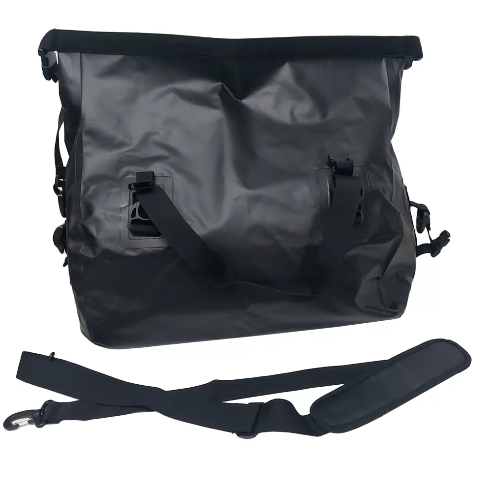 Στεγανός Αδιάβροχος Σάκος Χεριού - Ώμου PVC 40L με Κλείσιμο Roll-Up – Μαύρο Στεγανός Αδιάβροχος Σάκος Χεριού - Ώμου PVC 40L με Κλείσιμο Roll-Up – Μαύρο