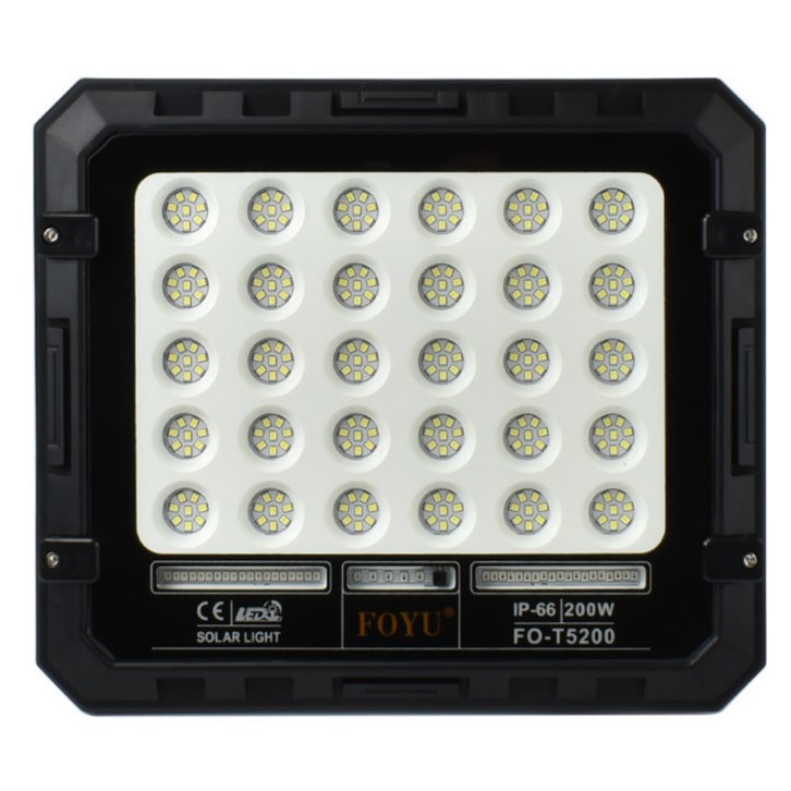 Στεγανός Ηλιακός Προβολέας LED 200W Ψυχρός Λευκός Φωτισμός - 6500K με Τηλεχειριστήριο & Προστασία IP66 Στεγανός Ηλιακός Προβολέας LED 200W Ψυχρός Λευκός Φωτισμός - 6500K με Τηλεχειριστήριο & Προστασία IP66