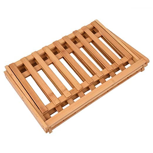 Στιβαρή Αναδιπλούμενη Ραφιέρα - Παπουτσοθήκη Μπαμπού με 3 Ράφια 46x70x25cm - Ξύλινη Στιβαρή Αναδιπλούμενη Ραφιέρα - Παπουτσοθήκη Μπαμπού με 3 Ράφια 46x70x25cm - Ξύλινη