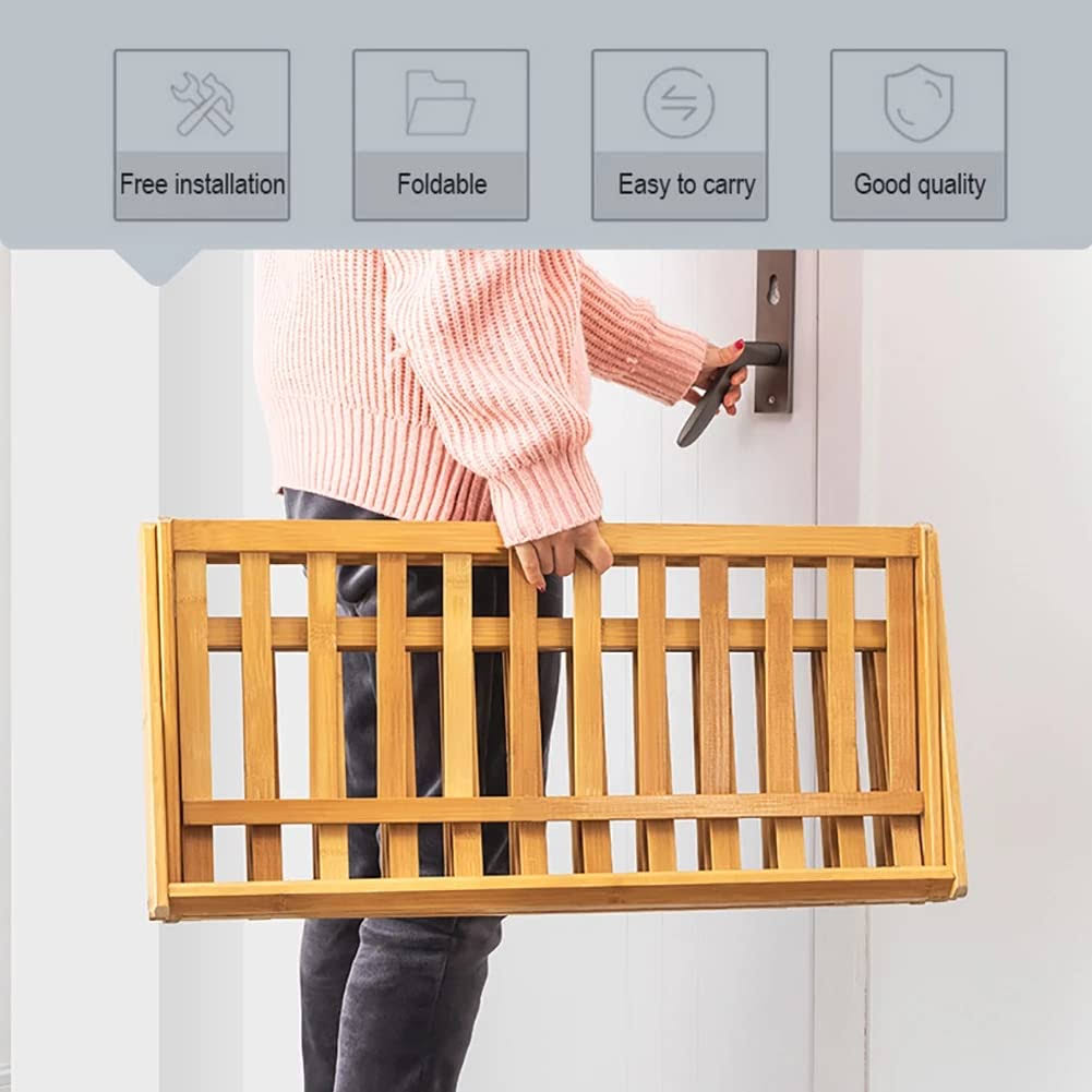 Στιβαρή Αναδιπλούμενη Ραφιέρα - Παπουτσοθήκη Μπαμπού με 3 Ράφια 46x70x25cm - Ξύλινη Στιβαρή Αναδιπλούμενη Ραφιέρα - Παπουτσοθήκη Μπαμπού με 3 Ράφια 46x70x25cm - Ξύλινη