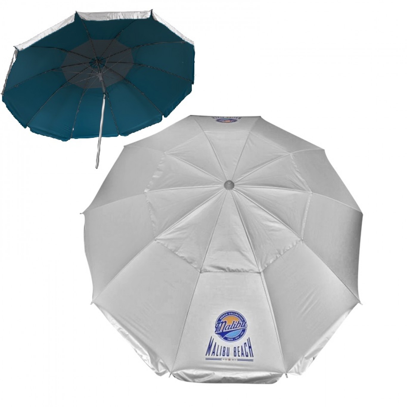 Ομπρέλα Θαλάσσης Αλουμινίου 220cm με Ηλιοπροστασία UV - MALIBU Ομπρέλα Θαλάσσης Αλουμινίου 220cm με Ηλιοπροστασία UV - MALIBU