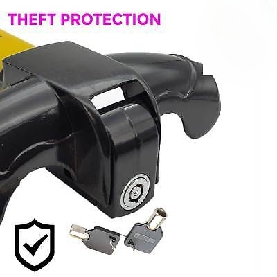 Στιβαρό Αντικλεπτικό Μπαστούνι Τιμονιού Αυτοκινήτου με 2 Κλειδιά 35x18cm Κίτρινο Στιβαρό Αντικλεπτικό Μπαστούνι Τιμονιού Αυτοκινήτου με 2 Κλειδιά 35x18cm Κίτρινο