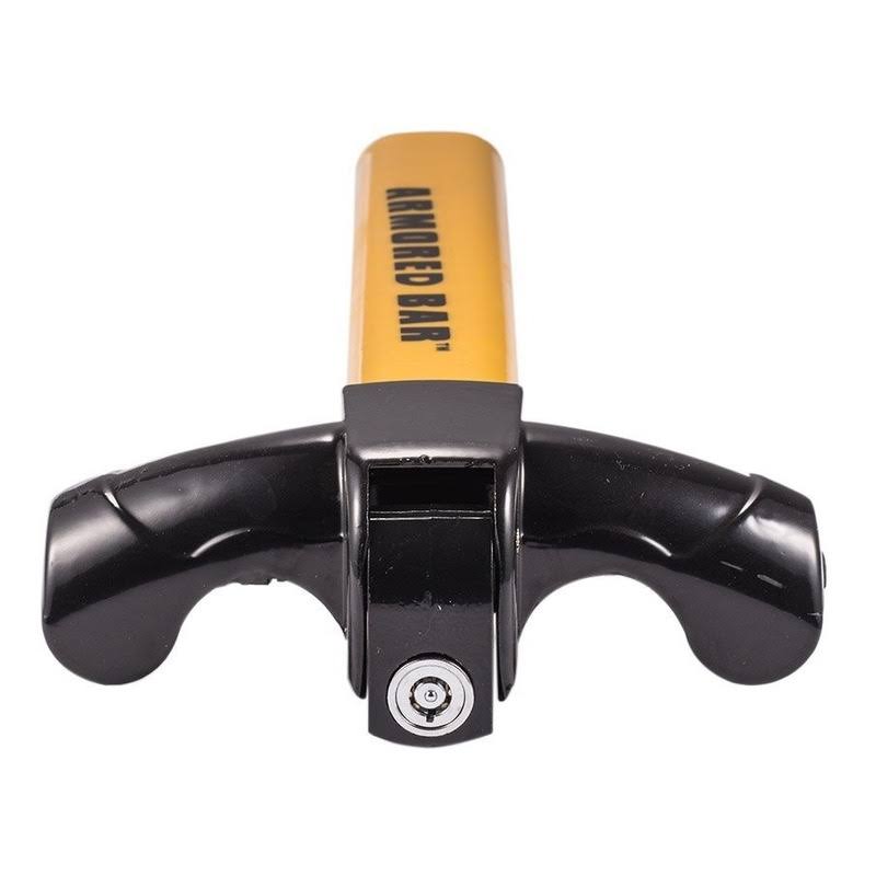 Στιβαρό Αντικλεπτικό Μπαστούνι Τιμονιού Αυτοκινήτου με 2 Κλειδιά 35x18cm Κίτρινο Στιβαρό Αντικλεπτικό Μπαστούνι Τιμονιού Αυτοκινήτου με 2 Κλειδιά 35x18cm Κίτρινο