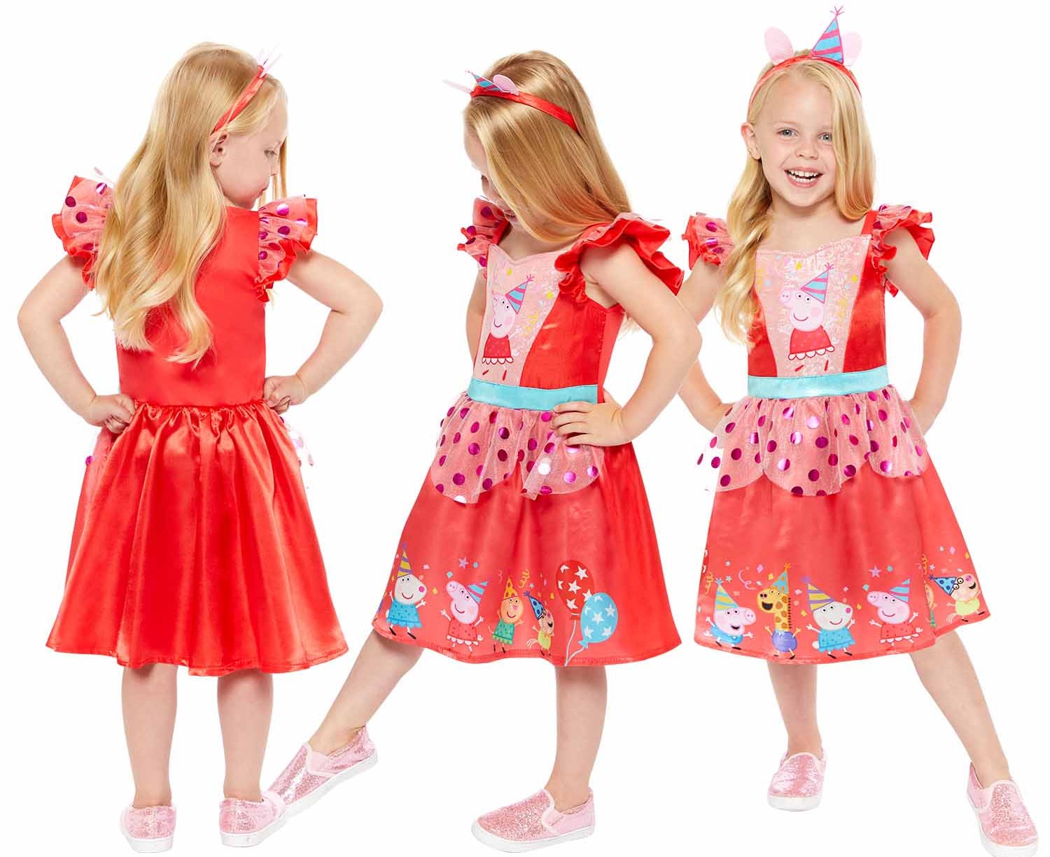 Στολή Πριγκίπισσα Πέπα το Γουρουνάκι για Κορίτσια 2-6 Ετών - Peppa Pig Party Dress - AMSCAN Στολή Πριγκίπισσα Πέπα το Γουρουνάκι για Κορίτσια 2-6 Ετών - Peppa Pig Party Dress - AMSCAN