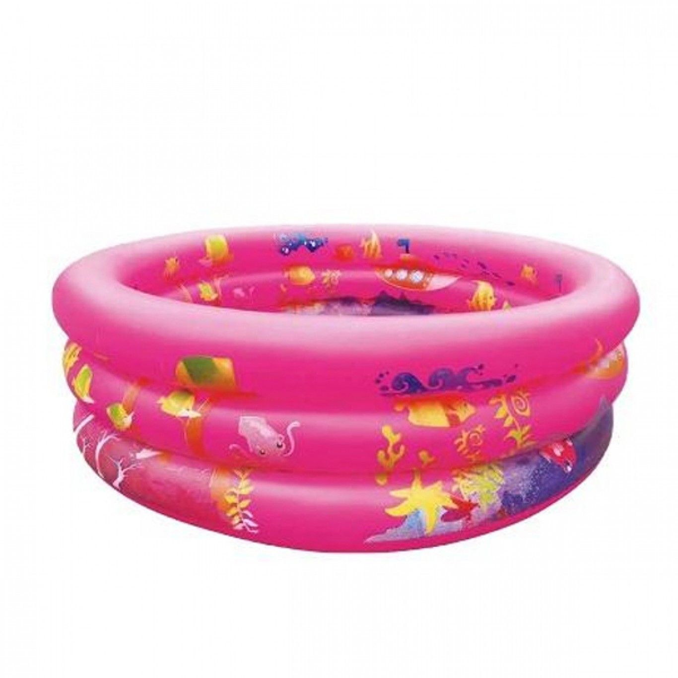 Στρογγυλή Παιδική Φουσκωτή Πισίνα 150x150cm Ροζ Στρογγυλή Παιδική Φουσκωτή Πισίνα 150x150cm Ροζ