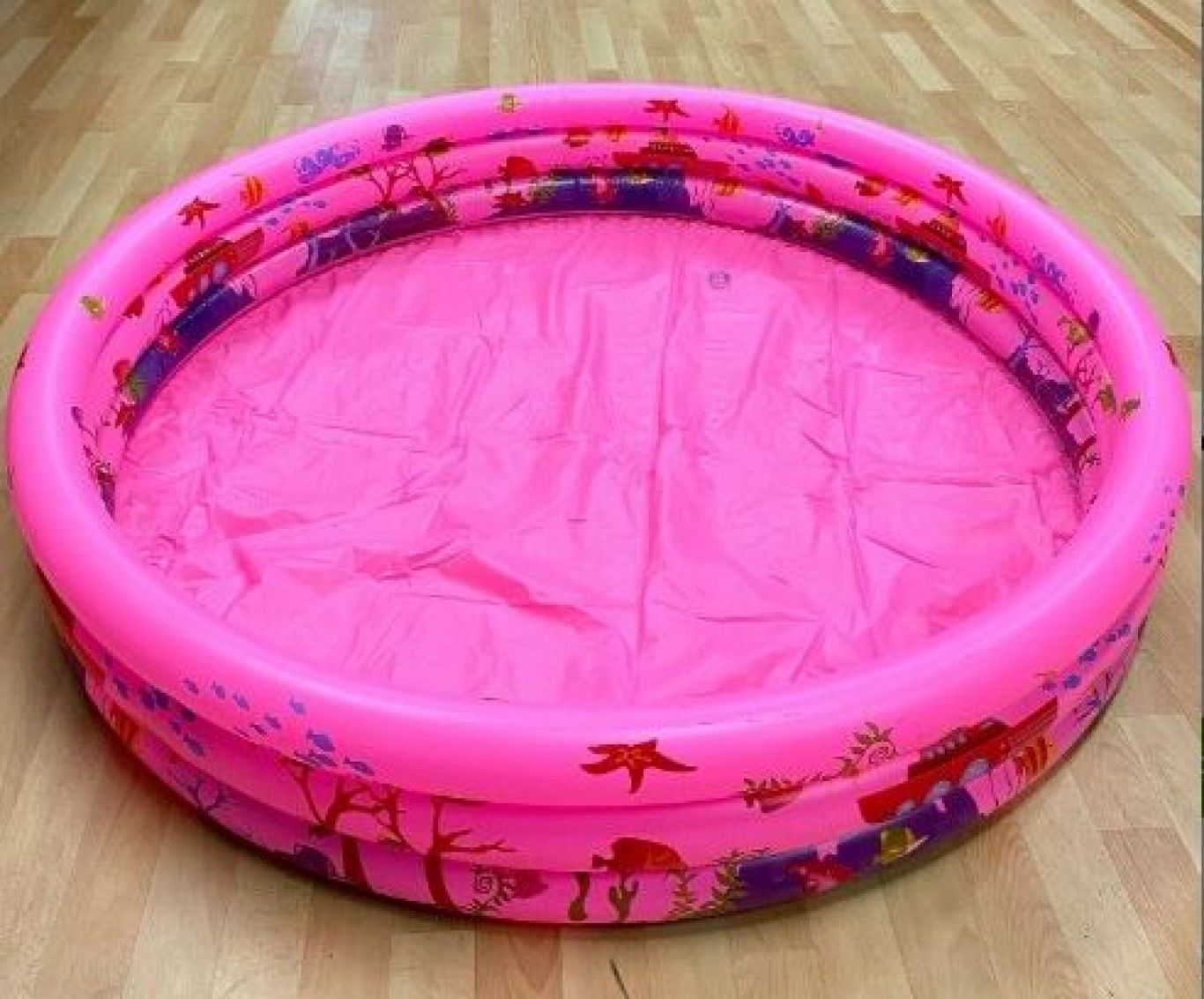 Στρογγυλή Παιδική Φουσκωτή Πισίνα 150x150cm Ροζ Στρογγυλή Παιδική Φουσκωτή Πισίνα 150x150cm Ροζ