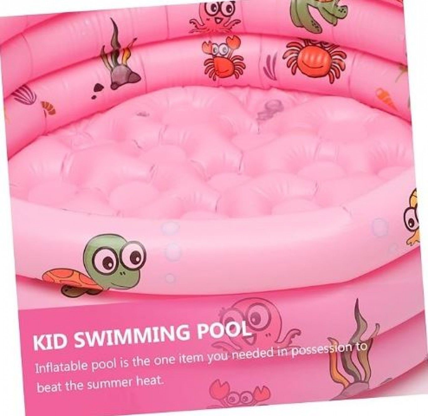 Στρογγυλή Παιδική Φουσκωτή Πισίνα 150x40cm Ροζ Στρογγυλή Παιδική Φουσκωτή Πισίνα 150x40cm Ροζ