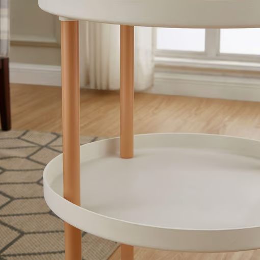 Στρογγυλή Πολυλειτουργική Τροχήλατη Ραφιέρα - Μεταλλικό Καρότσι Τριών Επιπέδων με 3 Ράφια και Ροδάκια - Στρογγυλό Τρόλεϊ Οργάνωσης Διακόσμησης σε Λευκό Χρώμα Στρογγυλή Πολυλειτουργική Τροχήλατη Ραφιέρα - Μεταλλικό Καρότσι Τριών Επιπέδων με 3 Ράφια και Ροδάκια - Στρογγυλό Τρόλεϊ Οργάνωσης Διακόσμησης σε Λευκό Χρώμα