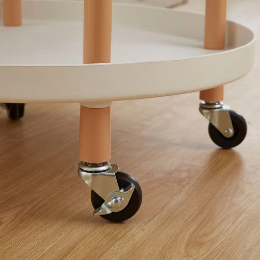 Στρογγυλή Πολυλειτουργική Τροχήλατη Ραφιέρα - Μεταλλικό Καρότσι Τριών Επιπέδων με 3 Ράφια και Ροδάκια - Στρογγυλό Τρόλεϊ Οργάνωσης Διακόσμησης σε Λευκό Χρώμα Στρογγυλή Πολυλειτουργική Τροχήλατη Ραφιέρα - Μεταλλικό Καρότσι Τριών Επιπέδων με 3 Ράφια και Ροδάκια - Στρογγυλό Τρόλεϊ Οργάνωσης Διακόσμησης σε Λευκό Χρώμα