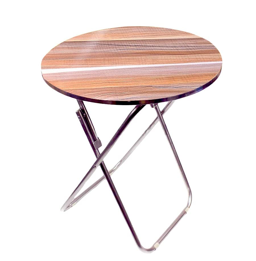 Στρογγυλό Τραπέζι Φορητό, Πτυσσόμενο με Σκελετό Αλουμινίου 80x80x75εκ Πολύχρωμο Ξύλο Στρογγυλό Τραπέζι Φορητό, Πτυσσόμενο με Σκελετό Αλουμινίου 80x80x75εκ Πολύχρωμο Ξύλο