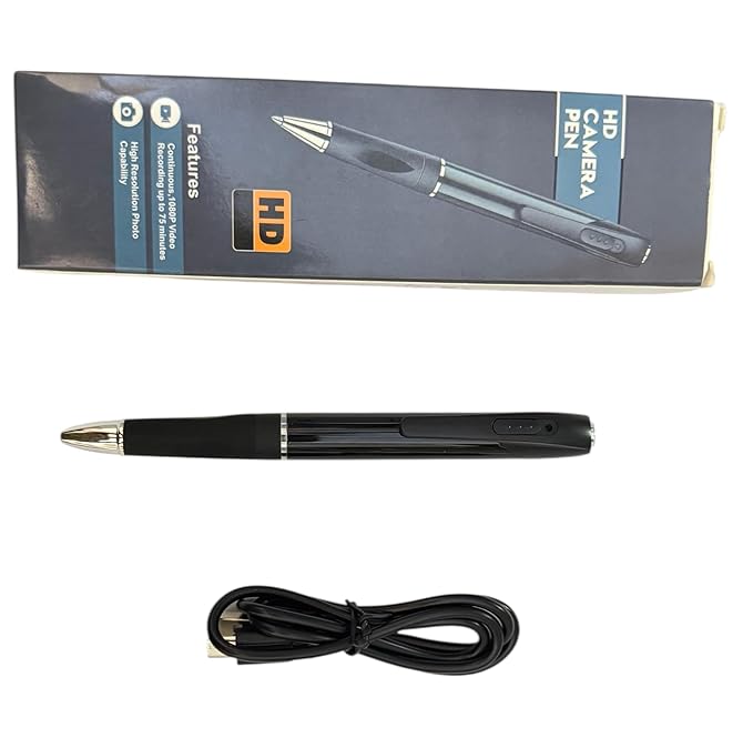 Στυλό με Κάμερα WiFi Full HD 1080P με Live Streaming και Ανίχνευση Κίνησης Στυλό με Κάμερα WiFi Full HD 1080P με Live Streaming και Ανίχνευση Κίνησης