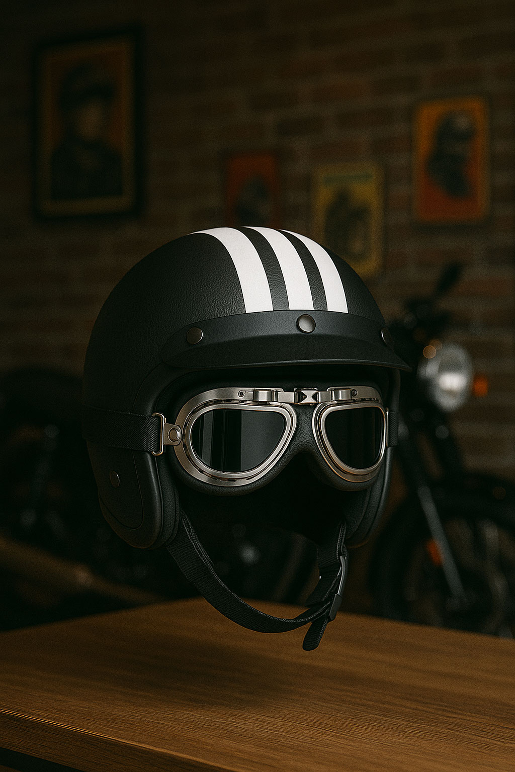 Συλλεκτικό Retro Κράνος Μηχανής για Διακόσμηση-Vintage Decorative Motorcycle Helmet Collector’s Edition Συλλεκτικό Retro Κράνος Μηχανής για Διακόσμηση-Vintage Decorative Motorcycle Helmet Collector’s Edition