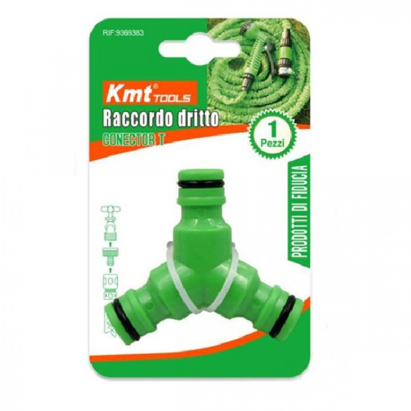 Σύνδεσμος για Αυτόματο Ρακόρ με Τρείς Υποδοχές σε Πράσινο Χρώμα 6x1.6 cm Σύνδεσμος για Αυτόματο Ρακόρ με Τρείς Υποδοχές σε Πράσινο Χρώμα 6x1.6 cm