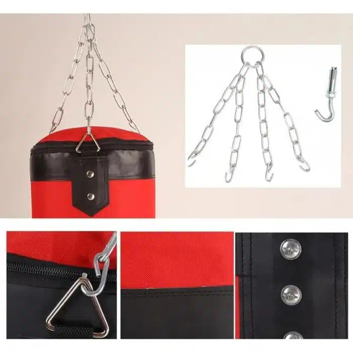 Συνθετικός Σάκος Μποξ Γεμάτος 80cm Κόκκινος-Μαύρος Συνθετικός Σάκος Μποξ Γεμάτος 80cm Κόκκινος-Μαύρος