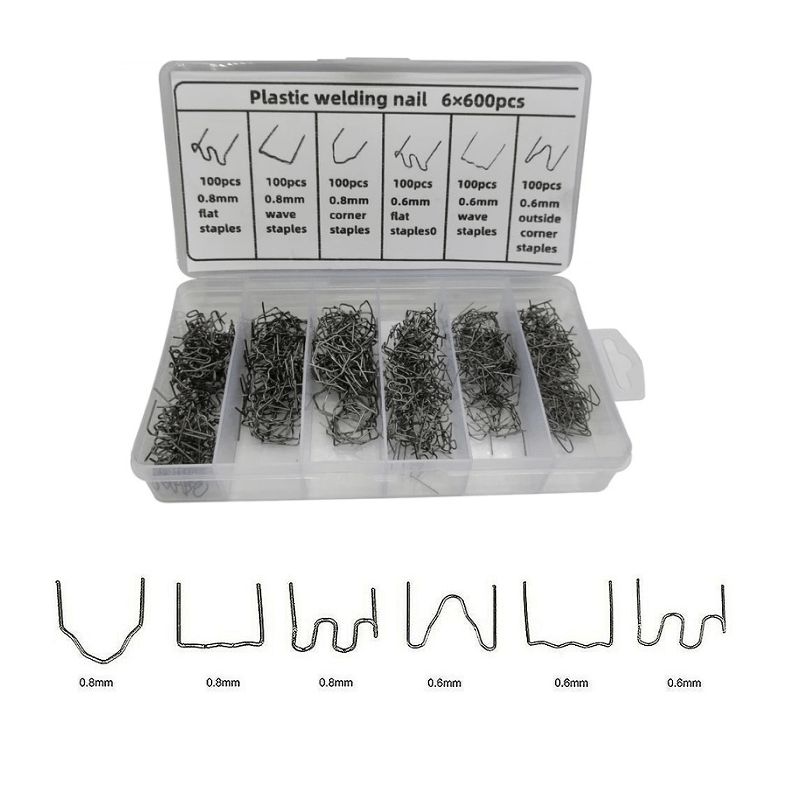 Σύρματα Συγκόλλησης Πλαστικών 0.6 mm - 0.8 mm 600τμχ Σύρματα Συγκόλλησης Πλαστικών 0.6 mm - 0.8 mm 600τμχ