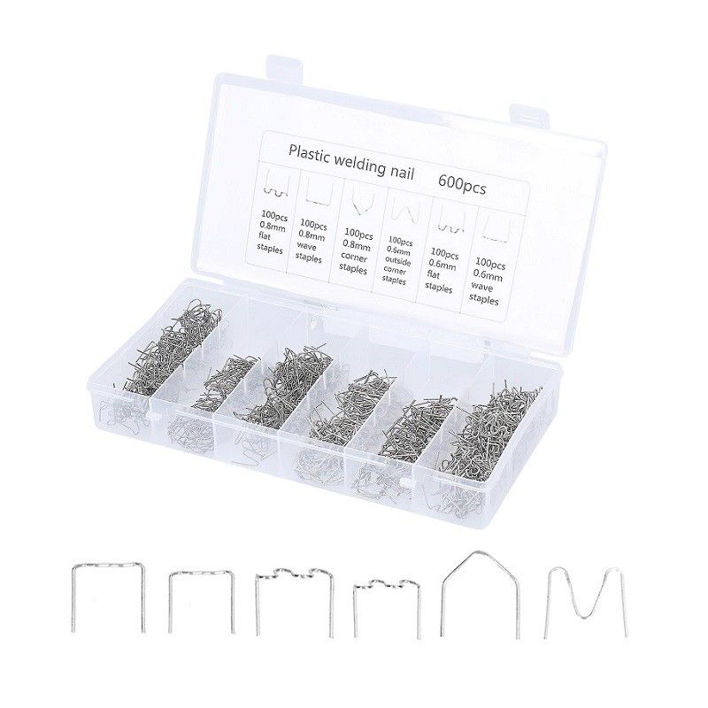 Σύρματα Συγκόλλησης Πλαστικών 0.6 mm - 0.8 mm 600τμχ Σύρματα Συγκόλλησης Πλαστικών 0.6 mm - 0.8 mm 600τμχ