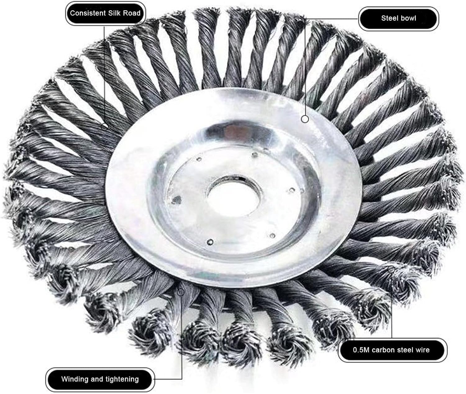 Συρμάτινη Κεφαλή Χορτοκοπτικού - Συρματόβουρτσα 6 Ιντσών - 150 x 150 x 55mm Συρμάτινη Κεφαλή Χορτοκοπτικού - Συρματόβουρτσα 6 Ιντσών - 150 x 150 x 55mm