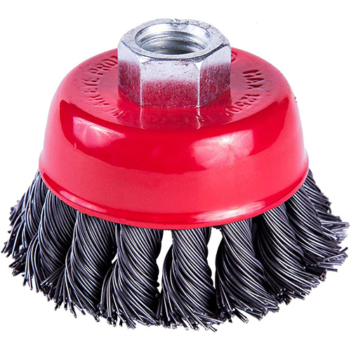 Συρματόβουρτσα Καμπάνα με 18 Κοτσίδες για Γωνιακό Τροχό ή Δράπανο Συρματόβουρτσα Καμπάνα με 18 Κοτσίδες για Γωνιακό Τροχό ή Δράπανο