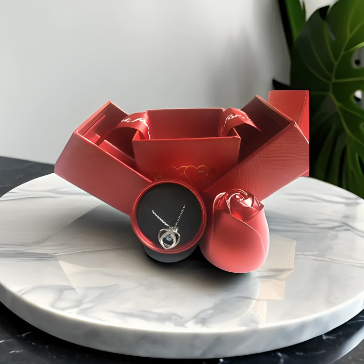 Συσκευασία Δώρου Έκπληξη με Κρυμμένο Τριαντάφυλλο - Valentine's Day Gift Box Συσκευασία Δώρου Έκπληξη με Κρυμμένο Τριαντάφυλλο - Valentine's Day Gift Box