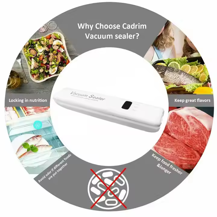 Συσκευή Αεροστεγούς Σφραγίσματος Τροφίμων με Οθόνη - Λευκό Χρώμα Συσκευή Αεροστεγούς Σφραγίσματος Τροφίμων με Οθόνη - Λευκό Χρώμα