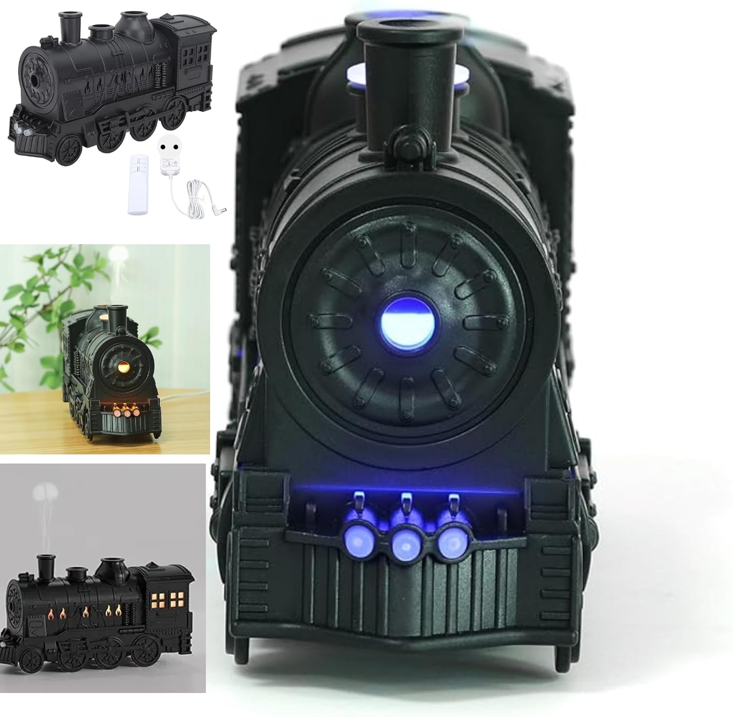 Συσκευή Αρωματοθεραπείας με Φωτισμό LED 300ml με Τηλεχειριστήριο - Σε Σχήμα Τρένο Συσκευή Αρωματοθεραπείας με Φωτισμό LED 300ml με Τηλεχειριστήριο - Σε Σχήμα Τρένο