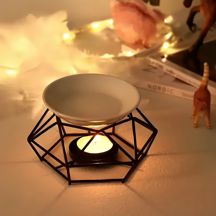 Συσκευή Αρωματοθεραπείας - Μεταλλικός Καυστήρας Αιθέριων Ελαίων Συσκευή Αρωματοθεραπείας - Μεταλλικός Καυστήρας Αιθέριων Ελαίων