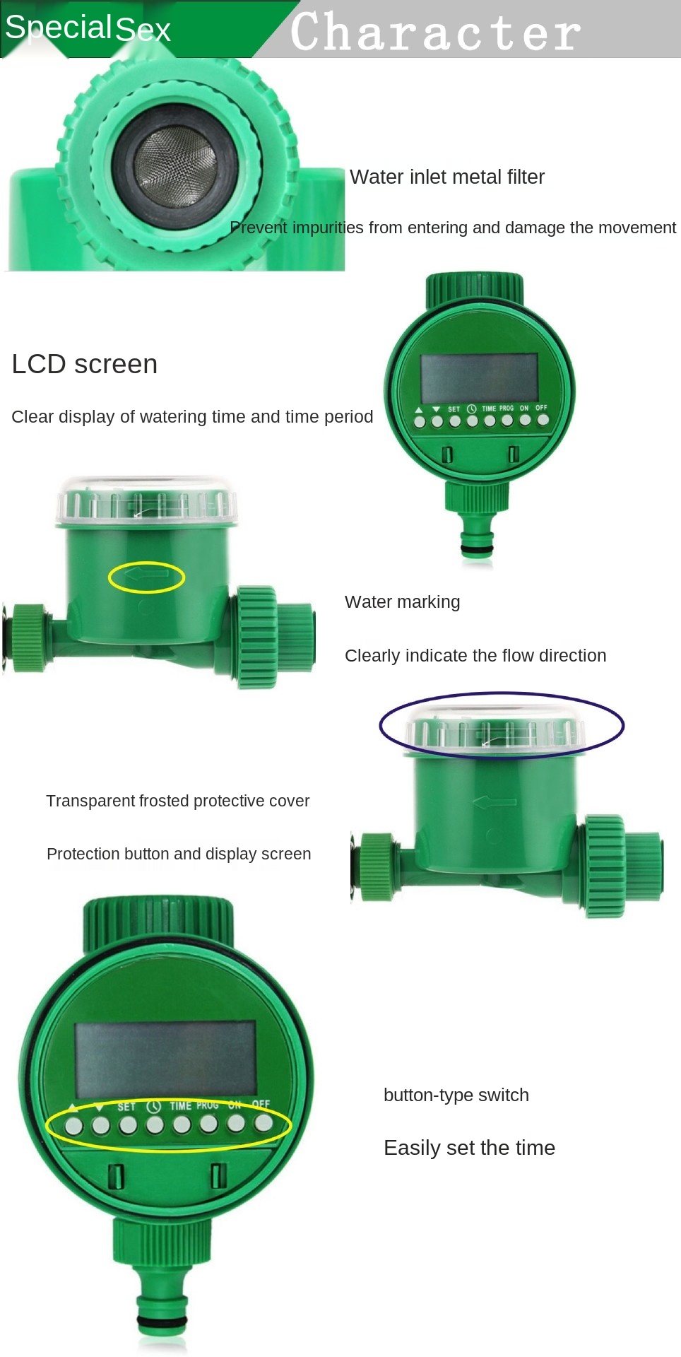 Συσκευή Αυτόματου Ποτίσματος Μπαταρίας με LCD Οθόνη - Watertimer-247 Συσκευή Αυτόματου Ποτίσματος Μπαταρίας με LCD Οθόνη - Watertimer-247