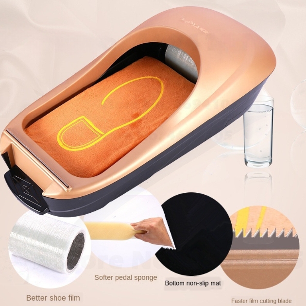 Συσκευή Εφαρμογής Μεμβράνης για Σόλες Παπουτσιών - Για Καθαρούς και Αποστειρωμένους Χώρους - Χρυσό Συσκευή Εφαρμογής Μεμβράνης για Σόλες Παπουτσιών - Για Καθαρούς και Αποστειρωμένους Χώρους - Χρυσό