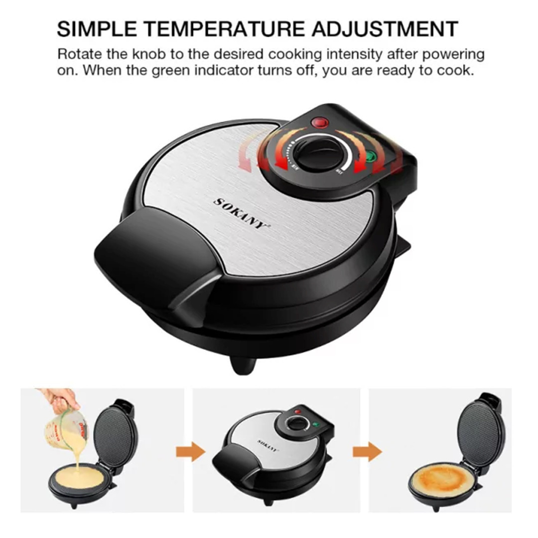 Συσκευή για Χωνάκι Παγωτού με Αντικολλητική Επίστρωση 1200W - Sokany Συσκευή για Χωνάκι Παγωτού με Αντικολλητική Επίστρωση 1200W - Sokany