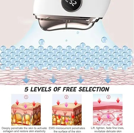 Συσκευή Gua Sha Προσώπου με EMS Δόνηση, Θερμότητα και Φωτοθεραπεία 3 Χρωμάτων Συσκευή Gua Sha Προσώπου με EMS Δόνηση, Θερμότητα και Φωτοθεραπεία 3 Χρωμάτων