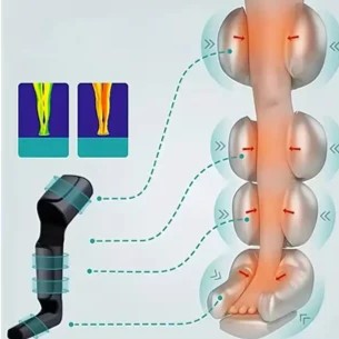 Συσκευή Λεμφικού Μασάζ - Πρεσσοθεραπείας με 4 Προγράμματα Συσκευή Λεμφικού Μασάζ - Πρεσσοθεραπείας με 4 Προγράμματα